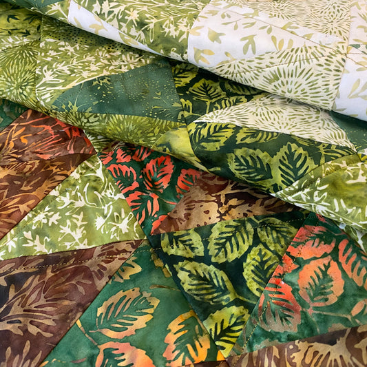 First Walk in the Woods Baby Quilt