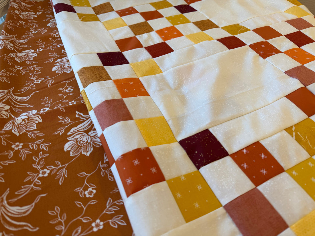 Currently Stitching: Double Chain Quilt
