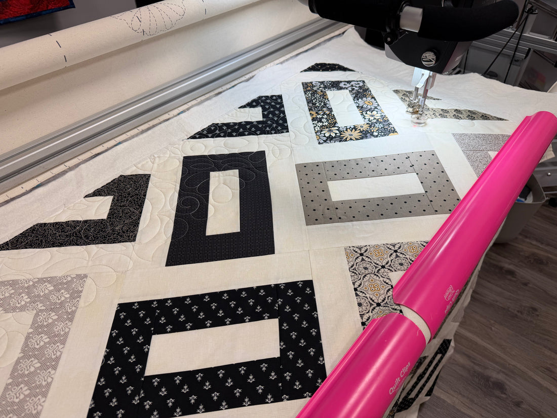 Currently Stitching: Longarm Practice