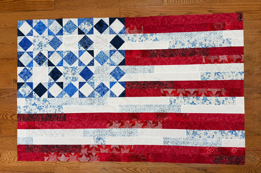 Currently Stitching: Batik Flag