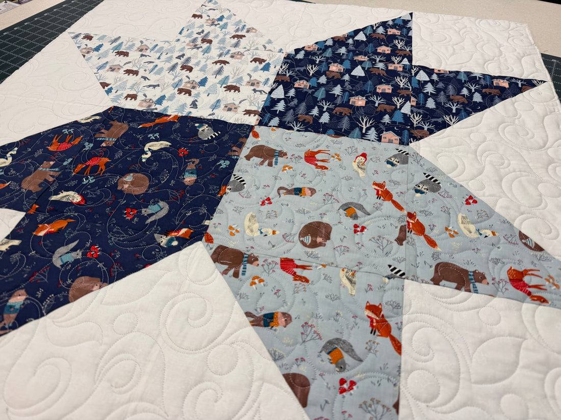 Currently Stitching: Choosing Longarm Designs and Thread