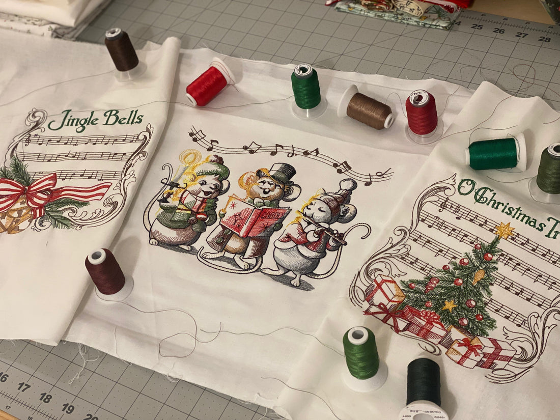 Currently Stitching: Christmas Embroidery