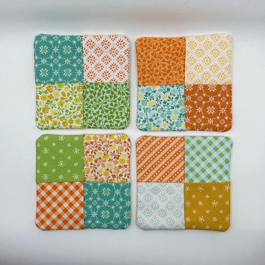 Sunshine Quilted Coasters Four Pack