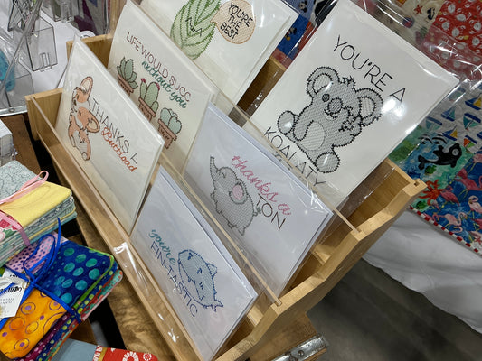 Embroidered Greeting Card