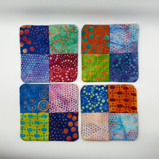 Coastal Bubbles Coasters Four Pack