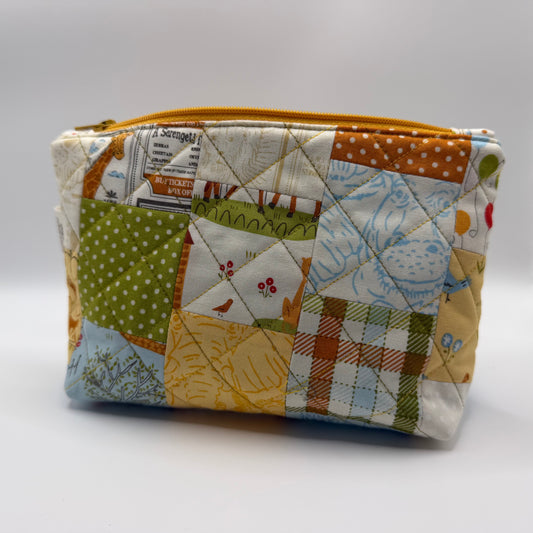 Afternoon at the Zoo Quilted Clutch