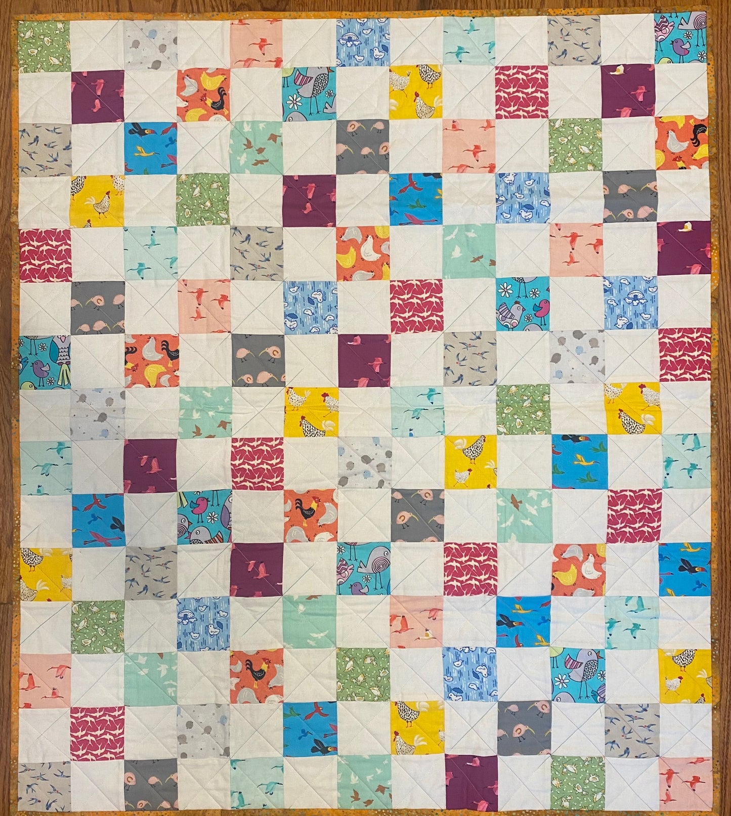 Baby Birdies Baby Quilt