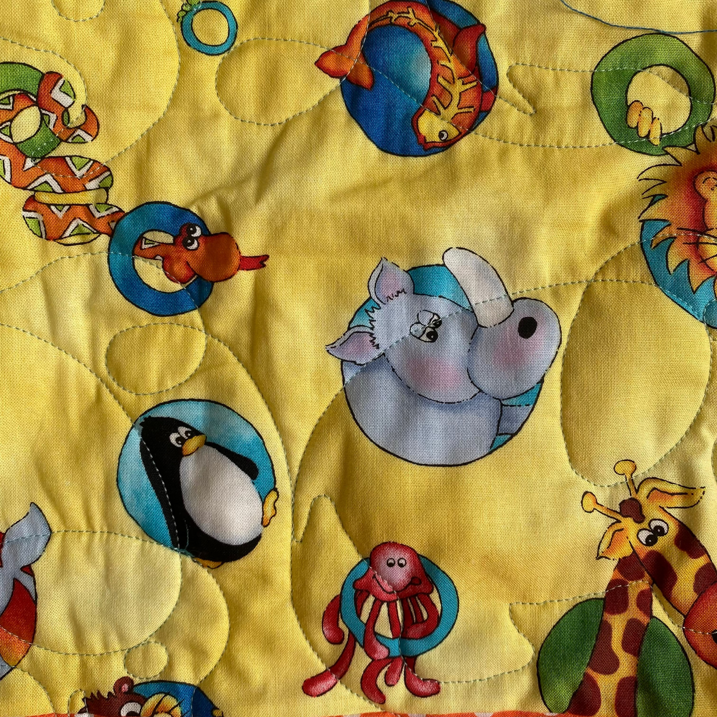 Polka Dot Carnival Crib Quilt